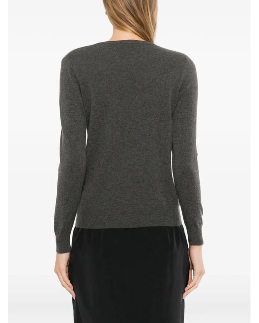 N.Peal Cashmere Gray Evie Sweater