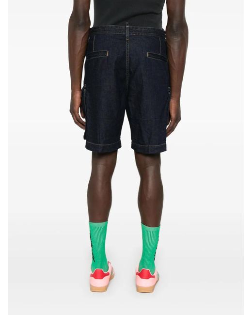 DSquared² Blue Denim Cargo Shorts for men