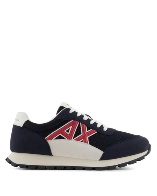 ARMANI EXCHANGE Sneakers Mit Logo-Patch in Blue für Herren