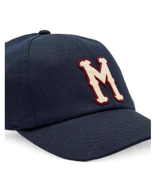 Moncler Blue Logo-Patch Baseball Cap for men