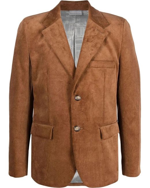 VTMNTS Ribfluwelen Blazer in het Brown voor heren