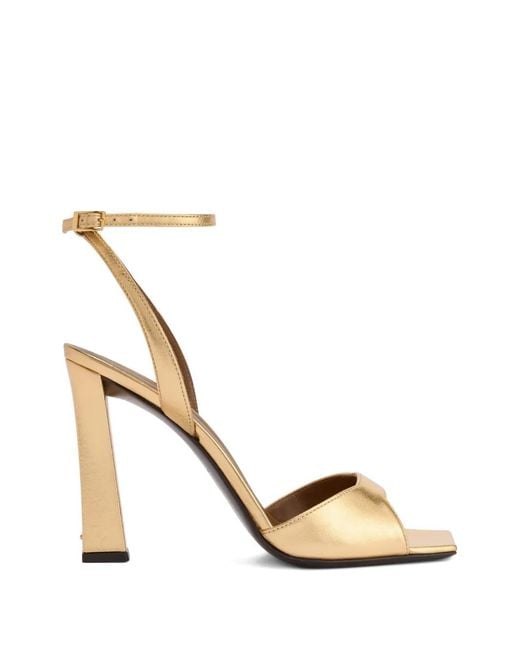 Giuseppe Zanotti Metallic Venice Ankle-Strap Sandals