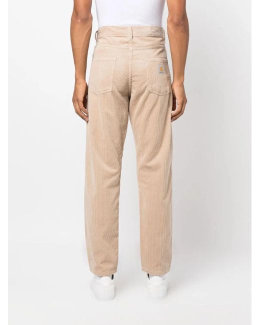 Carhartt Natural Corduroy Straight-Leg Trousers for men