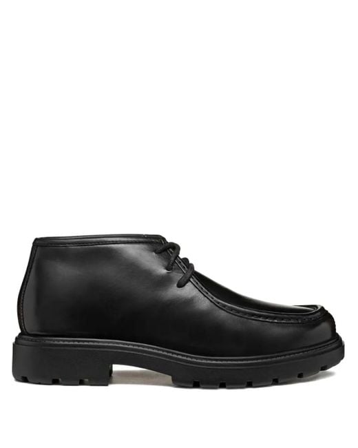 Geox Black Spherica Ec7 Lace-Up Desert Boots for men