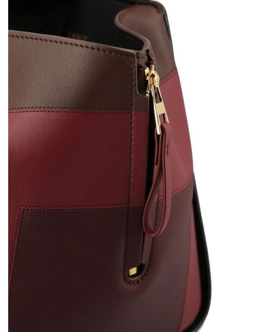 Loewe White X Albers Hammock Panelled Leather Tote Bag