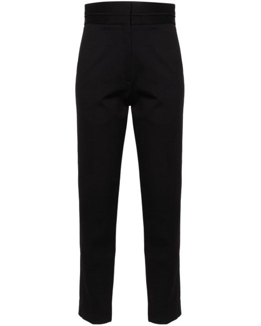 Sandro Black High-waist Tailored Trousers