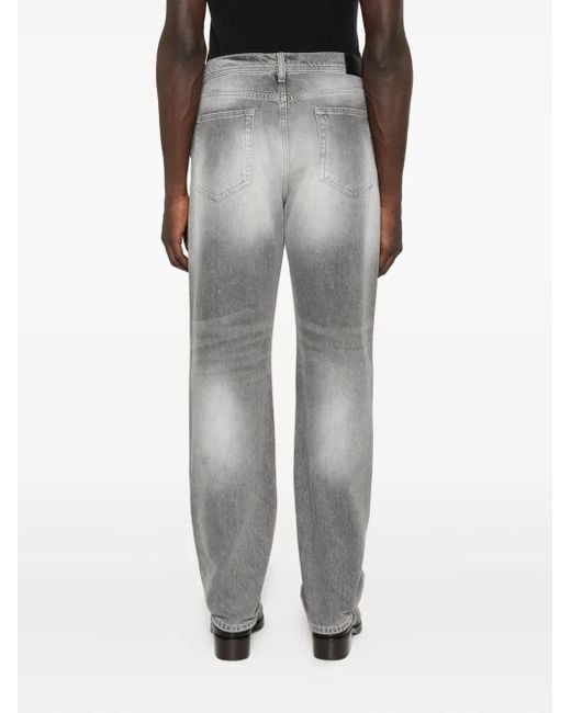 Vaqueros Con Placa Del Logo Antony Morato de hombre de color Gray