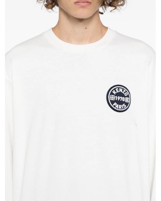 KENZO White Gots T-Shirt for men