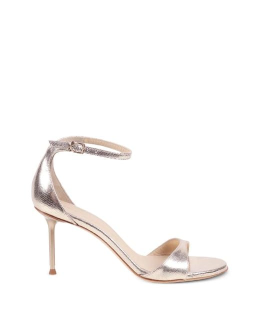 Sergio Levantesi White Goldie Sandals