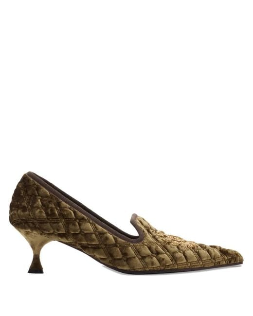 Zapatos con tacón de 55 mm Burberry de color Brown