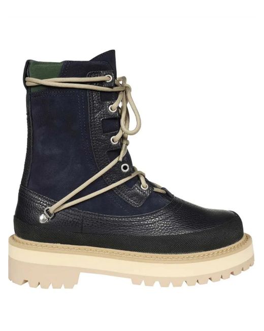 Reese Cooper Blue Lace-Up Boots for men