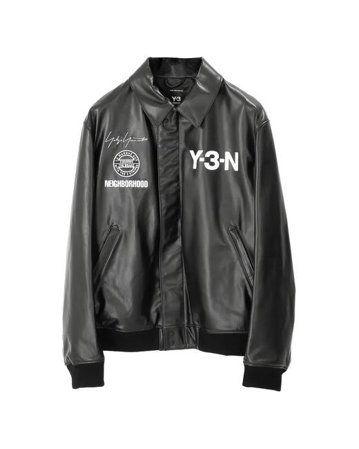 Adidas Black Veste Nbhd En Cuir for men