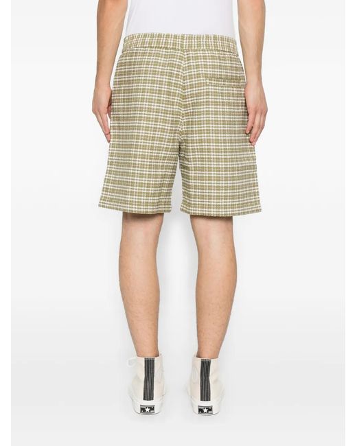 Carhartt Natural Kander Check-Pattern Shorts for men