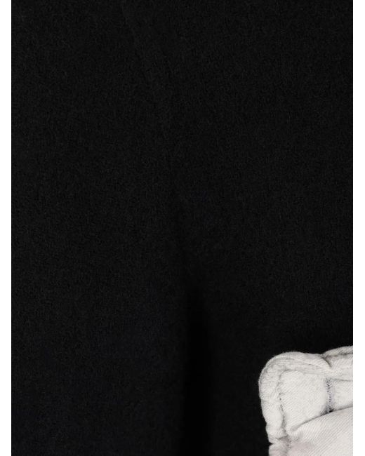 COMME DES GARÇON BLACK Blue Flap-Pocket Hoodie