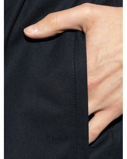 Jil Sander Blue Belted Trousers for men
