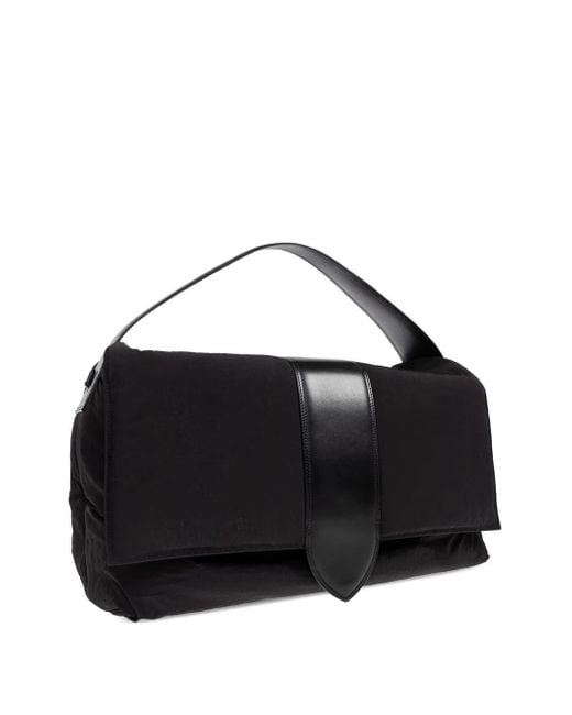 Jacquemus Tote Bag Mit Lederbesatz in Black für Herren