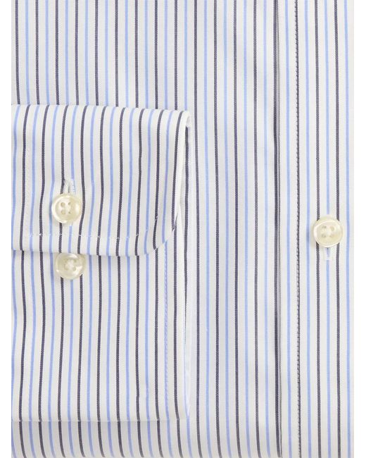 Polo Ralph Lauren Blue Striped Buttoned Shirt for men