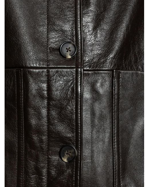 Rag & Bone Black Panelled Leather Jacket