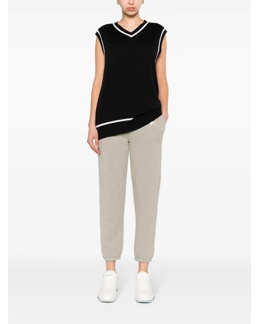 Zadig & Voltaire White Sofia Drawstring-Waist Track Pants