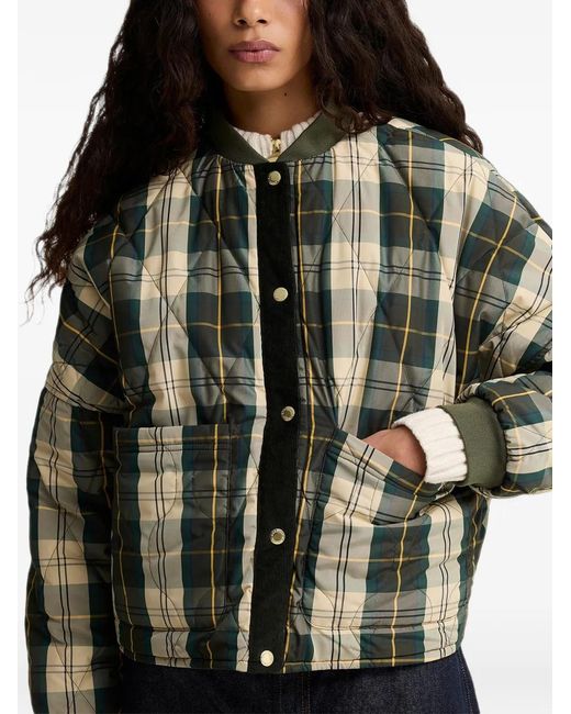 Barbour Green Reversible Quilted Jacket