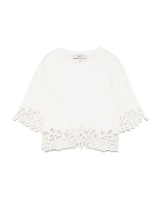 Sea Elke Tシャツ White
