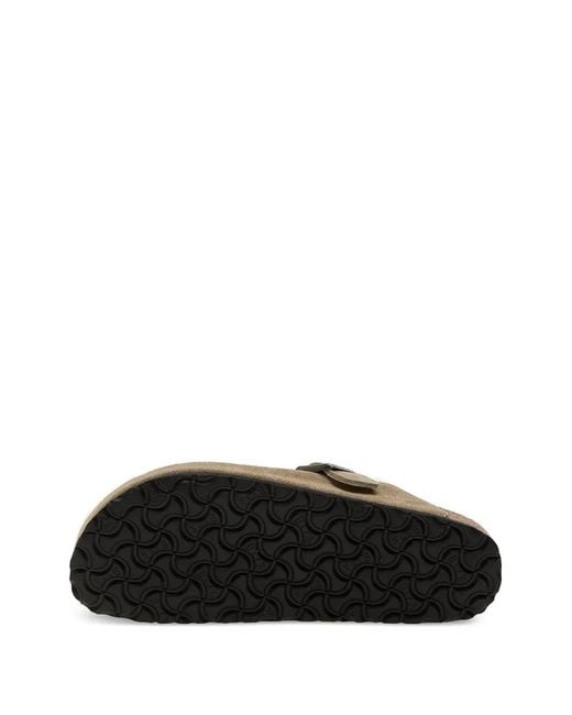 Birkenstock White Boston Shearling-Lined Mules