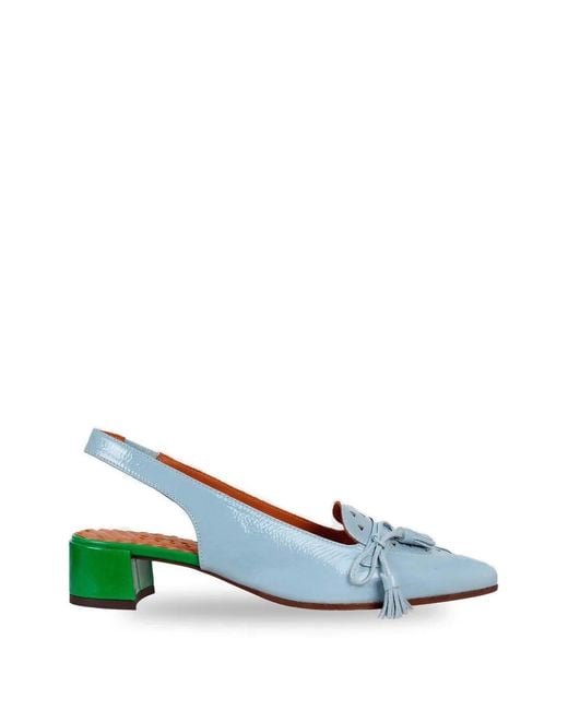 Chie Mihara Blue Haka Tassel Pumps
