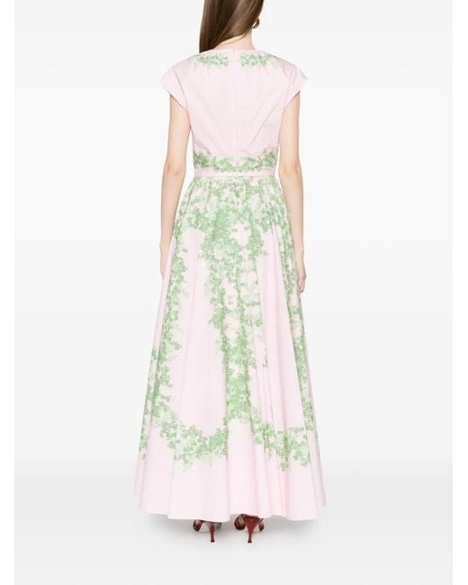 Giambattista Valli White Floral Dress