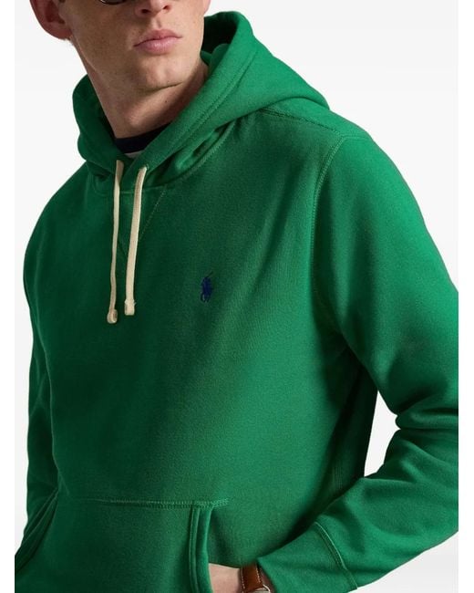 Polo Ralph Lauren Green The Rl Fleece Hoodie for men