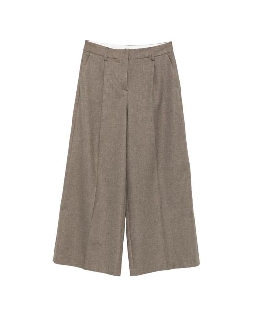 MAISON 123 Gray Timeo Trousers