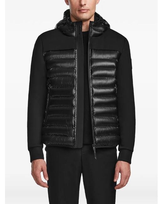 Rudsak Black Durin S Quilted Hooded Jacket for men