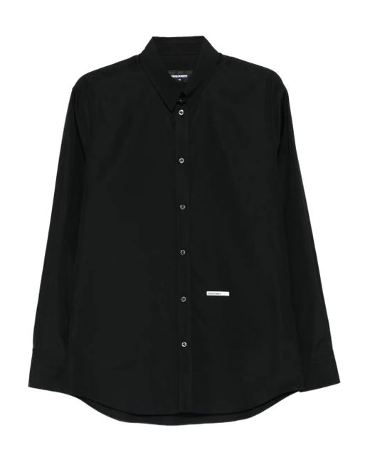 DSquared² Overhemd Met Logodetail in het Black voor heren
