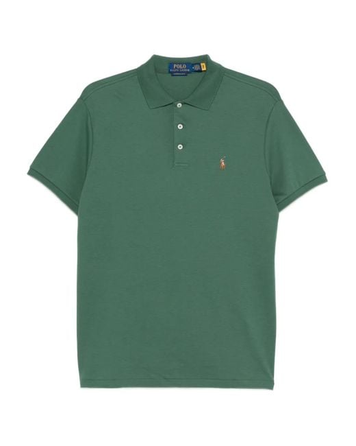 Polo Ralph Lauren Green Embroidered Polo Shirt for men