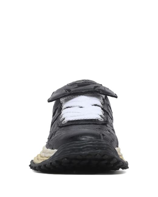 Maison Mihara Yasuhiro Black Scott Padded Tongue Sneakers for men