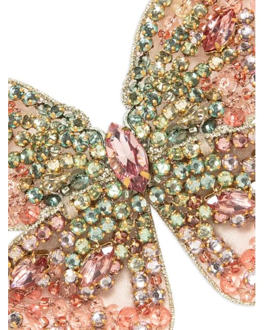 Jennifer Behr Natural Absolem Crystal Butterfly Hair Clip