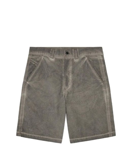 DIESEL Gray P-Hant-Chino Shorts for men