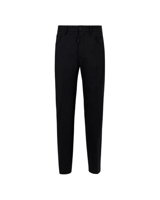 DSquared² Black Pantalon De Costume 642 for men