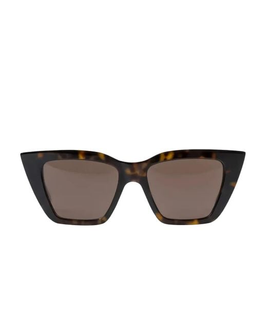 Alexander McQueen キャットアイ サングラス Brown