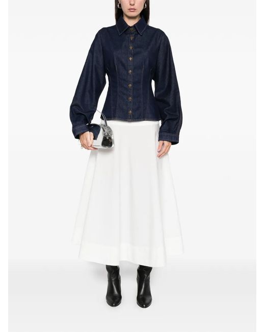 Agolde Blue Devon Buttoned Shirt