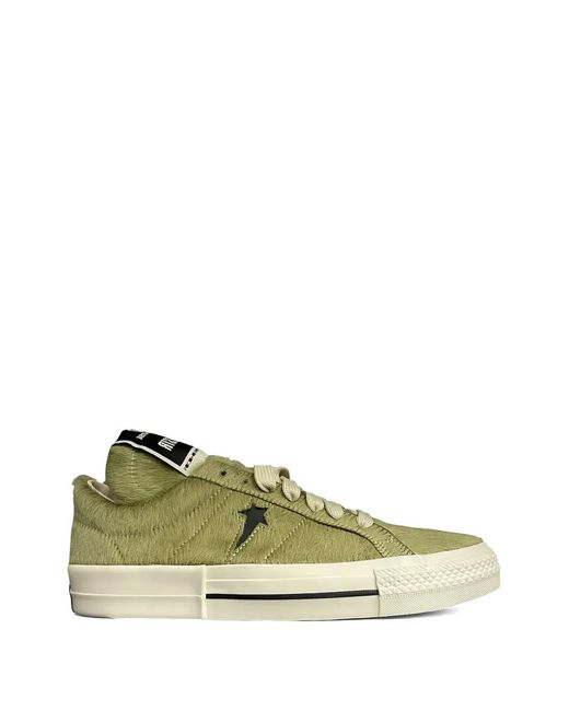 Converse Green Baskets One Star Pro Ox À Détail D'Étoile