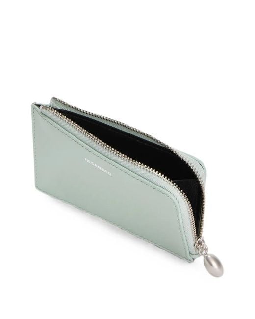 Jil Sander Green Goji Coin Purse Small