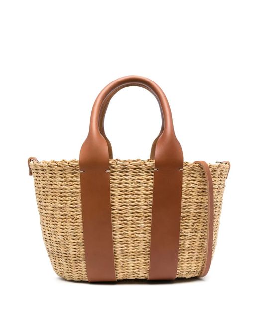 Muuñ Caba ハンドバッグ ミニ Brown