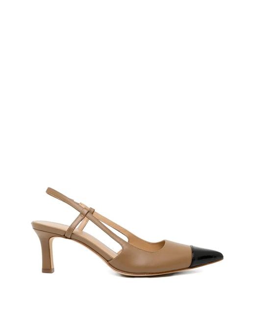 Michael Kors Natural 6Mm Alora Sling Sandals
