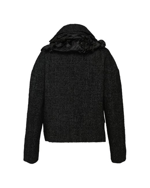 Comme des Garçons Black Ruffled Jacket
