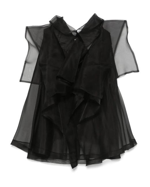 Khaite Santana ブラウス Black