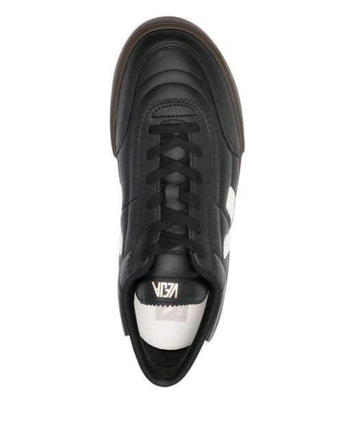 Veja Black Logo-patch Sneakers for men