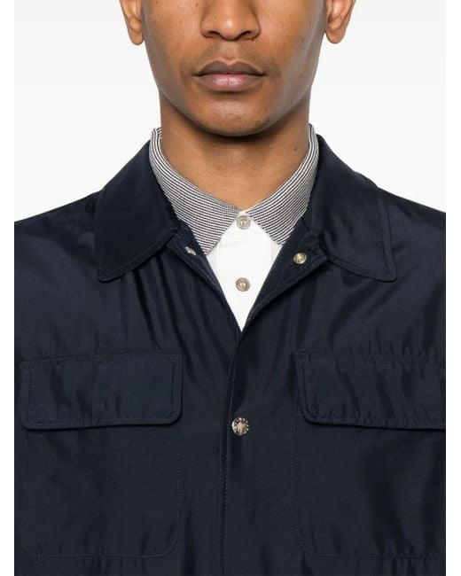Paul & Shark Blue Lightweight Jacket for men