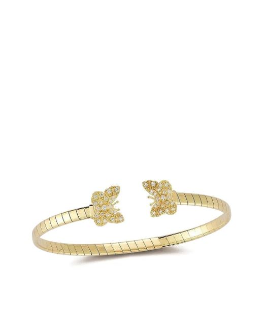 Tanya Farah White 18K Butterfly Bracelet