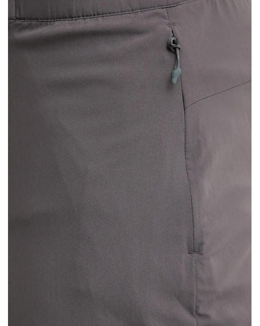 Haglöfs Gray Zip Shorts for men