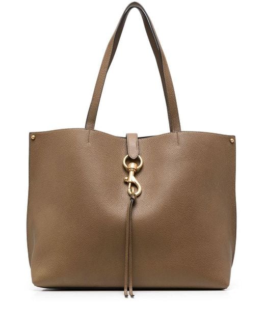 Rebecca Minkoff Megan Leather Tote Bag in Green Lyst